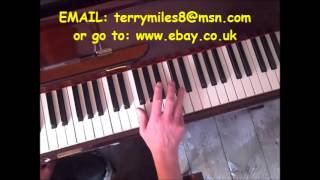Jerry Lee Lewis Piano Boogie Woogie beginners lesson.Terry Miles
