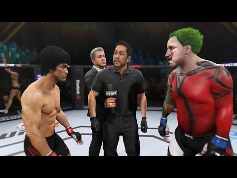 Bruce Lee vs. Ugly Giant - EA Sports UFC 2 - Crazy UFC 👊🤪