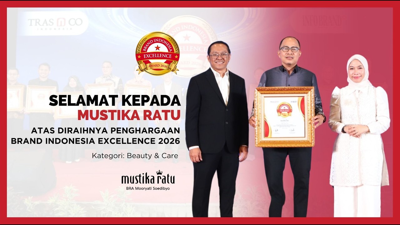 Mustika Ratu Meraih Brand Indonesia Excellence Award 2026 untuk Kategori Beauty & Care