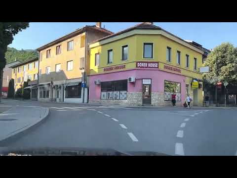 Driving Gorazde Bosnia and Hercegovina/vožnja po voljenom gradu/ rijeka Drina
