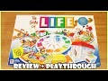 The Game of Life 40th Anniversary Edition Board Game Review & Full Playthrough! | Board Game Night