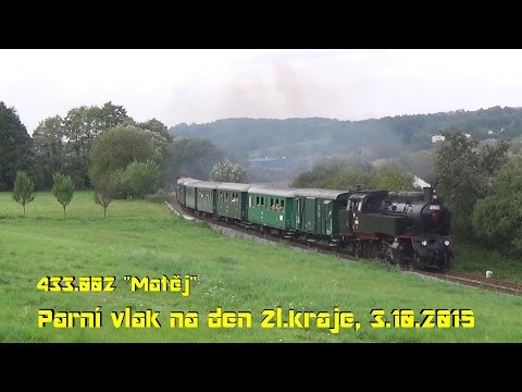 Parní vlak na den Zl. kraje, 3.10.2015
