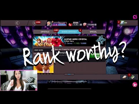 6 Star Crystal Opening + My 2 New Rank 5's! Marvel Contest of Champions