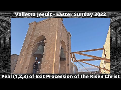 Ħruġ il-Purċissjoni (2022 - 1,2,3 - Rxoxt) - Belt Valletta Ġiżwiti - Jum l-Għid il-Kbir - 3 Qniepen