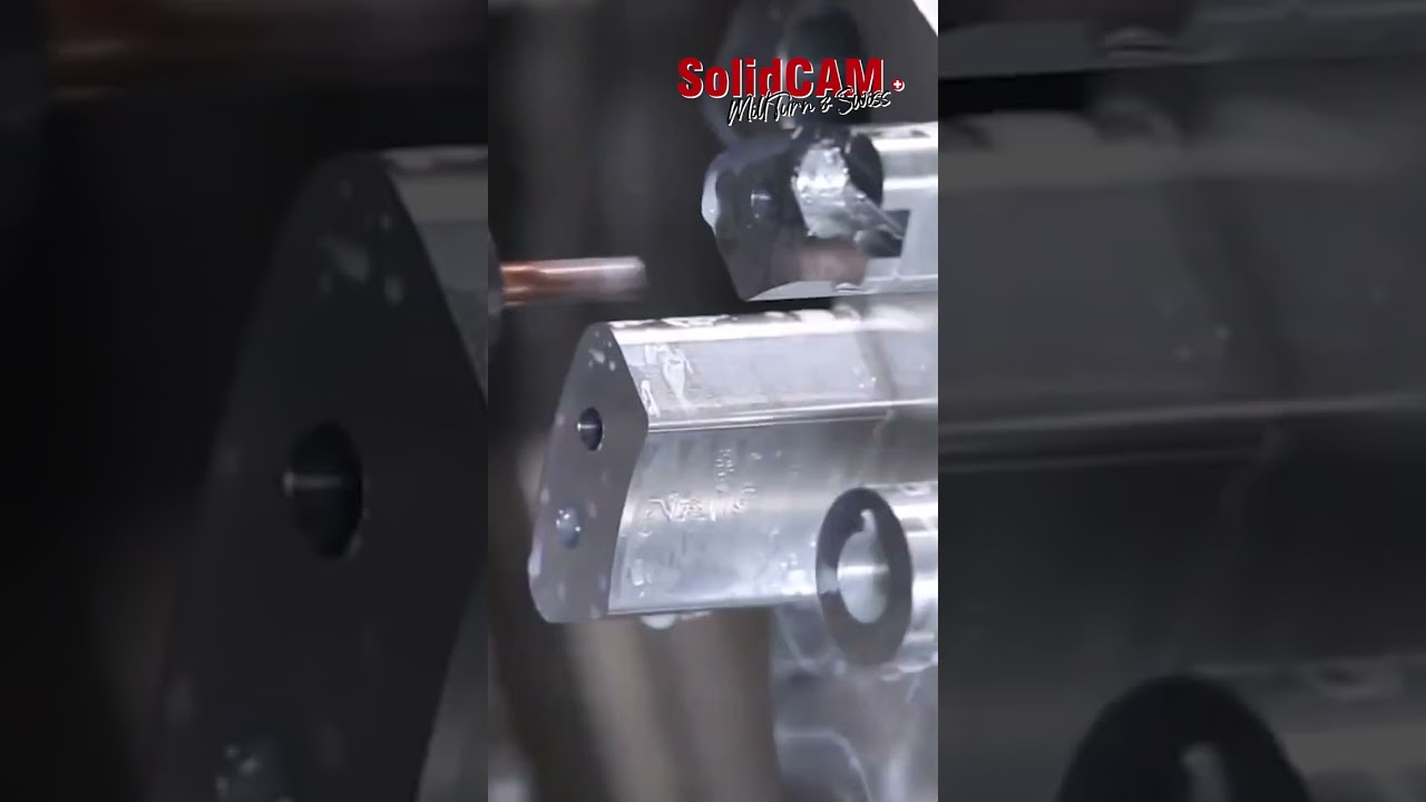 Turn-Mill Slotting with SolidCAM