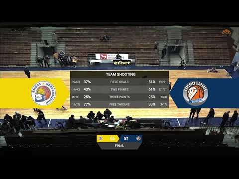 Yambol vs Academic Bultex 99, NBL Bulgaria, Round 10