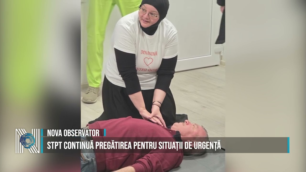 STPT CONTINUĂ PREGĂTIREA PENTRU SITUAȚII DE URGENȚĂ