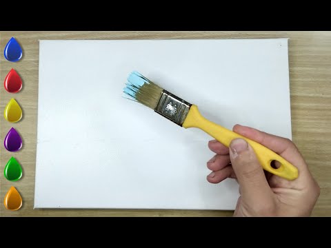 Paint & Relax: Winter Sunset - Acrylic Painting for Beginners