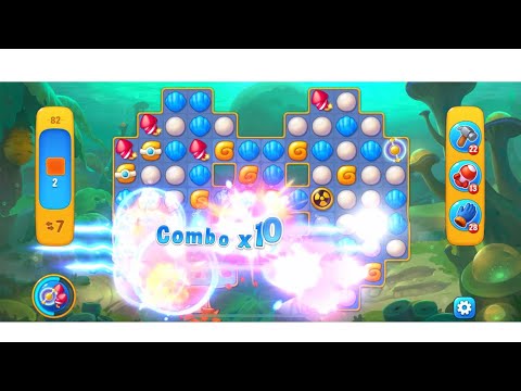 Fishdom Gameplay Atlantis Cup Stage 82 83 84