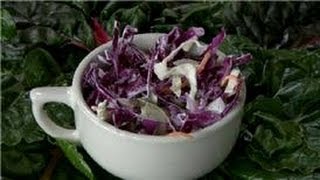 Cabbage Recipes : How to Make Red Cabbage Cole Slaw