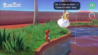 Happy fishing Lakitu - Details in Super Mario Odyssey