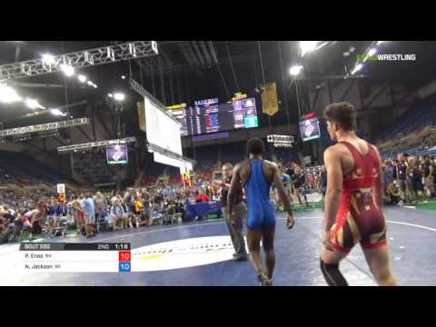 Junior FS 160 Round of 64 - Peter Enos (NV) vs. Noah Jackson (WI)