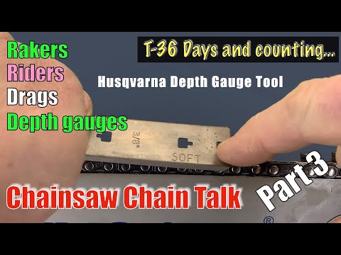 T-36 Days - Rakers, Riders, Drags and Depth Gauges Part 3 - Husqvarna Depth Gauge Tool
