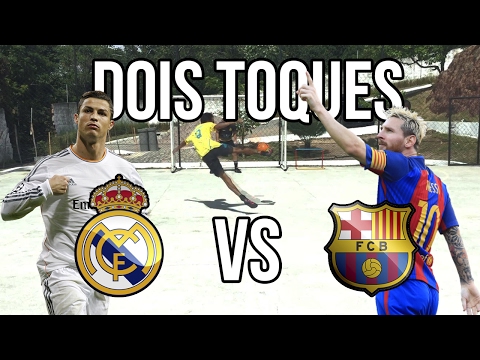 Real Madrid VS Barcelona - Desafio dos 2 toques