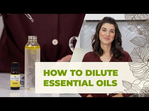 Part of a video titled How To Dilute Essential Oils Guide + How and Where To Apply - YouTube