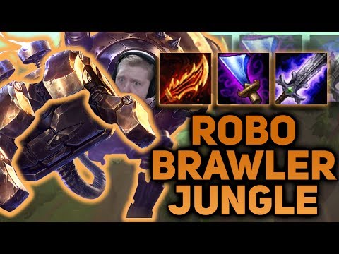 RETURN OF THE ROBO BRAWLER GOD! FULL ON-HIT BLITZCRANK JUNGLE SEASON 7 - League of Legends