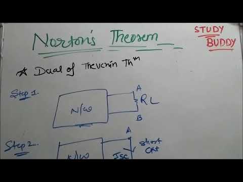 Norton's Theorem [Hindi] - Electrical Technology Video