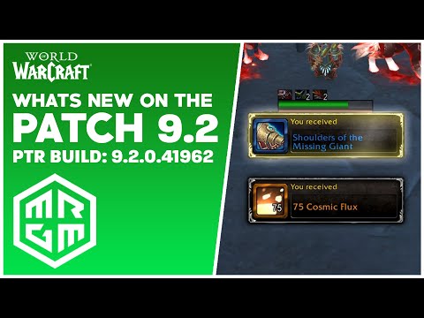 What's NEW on the Patch 9.2 PTR this Week? [21/01/22] | Shadowlands