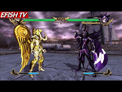 Aries Mu God Cloth vs Wyvern Rhadamanthys (Hardest AI) - Saint Seiya: Soldiers' Soul
