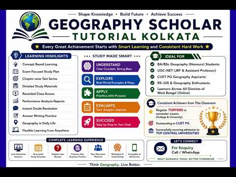 Geography Scholar Tutorial Kolkata Video 1