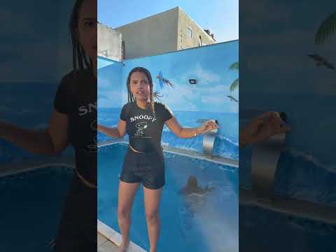 Quem fez melhor na piscina #shorts