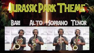 Jurassic Park - Main Theme - Saxophone Quartet - MusicByPedro