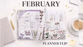 February Planner Flip Through | Catch All, Wellness, Social Media & Journals ✨