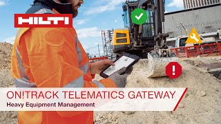 Hilti ON!Track Telematics Gateway - Heavy Equipment Management