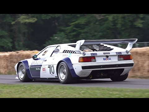 BMW M1 Procar with Straight Pipes Pure Sound! Flatout at Goodwood Festival of Speed !