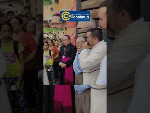 Por primera vez el Santo Cristo de Aricagua salió de su pueblo #short #Venezuela