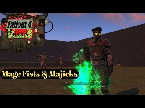 Fallout 4 PS4 Mods: Weapons Pack: Mage Fists & Magic