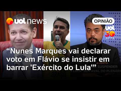 Nunes Marques vai declarar voto em Flávio Bolsonaro se insistir em barrar Exército do Lula |Sakamoto