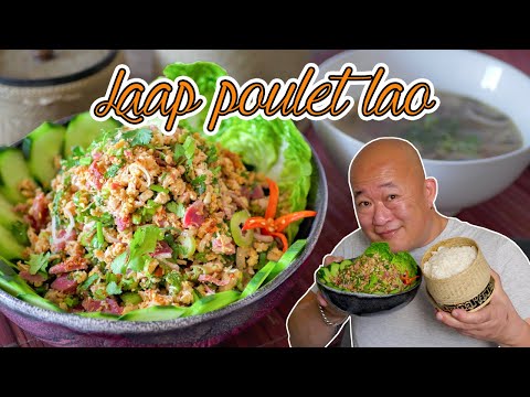 Laotian Chicken Broth with Aromatic Herbs