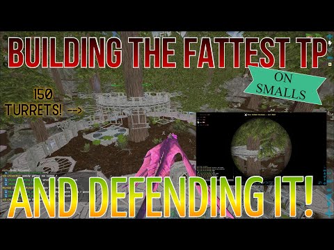 Building The Fattest TP On Smalls! Then Defending It! - Small Tribes -  Ark Survival Evolved 2021