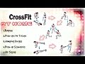 Crossfit тренировка для начинающих без спортивного инвентаря. 