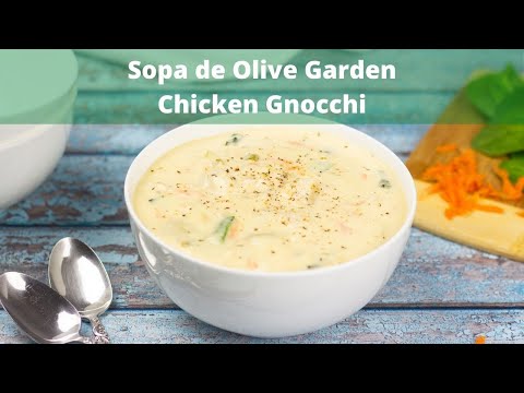 Receta Copycat de Sopa Olive Garden Chicken Gnocchi (pollo ñoquis)
