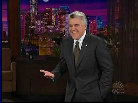 Jay Leno  - Monologue and Jaywalking -  2004