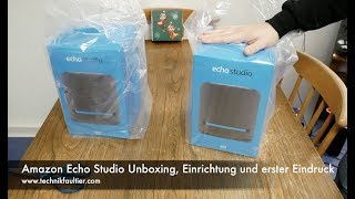 Amazon Echo Studio Unboxing, Einrichtung und erster Eindruck