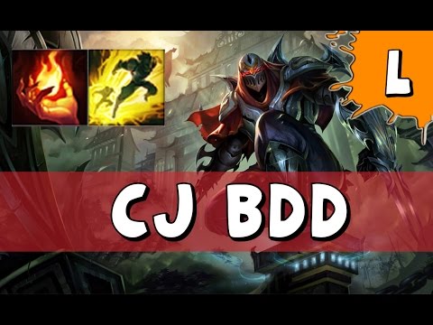 CJ Entus BDD as Zed vs Ahri - S6 Preseason Challenger SoloQ - League of Legends