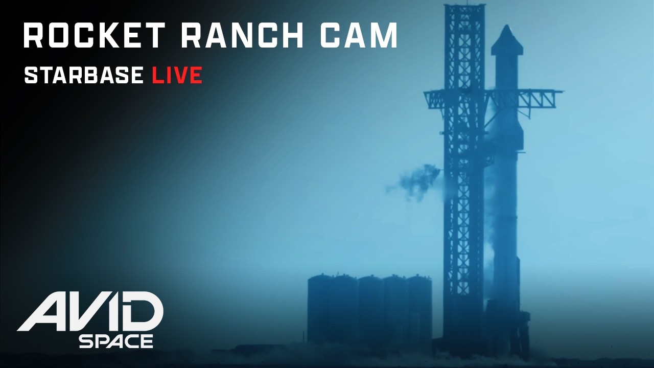 Live webcam view of Rocket Ranch Starship Production Cam