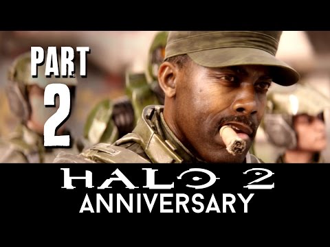 Halo 2 Anniversary Walkthrough Part 2 - OUTSKIRTS (Mission 4) Master Chief Collection - 60fps