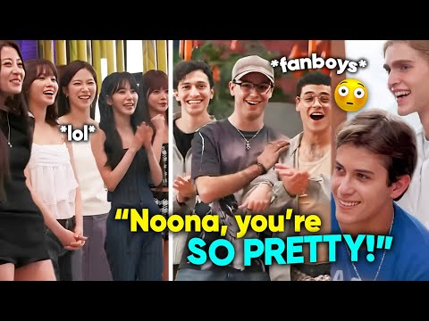 this new HYBE boy group got starstruck by LE SSERAFIM's visuals *fanboying so hard*