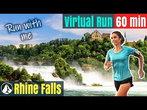 2022 Rheinfall Schweiz Wunderland | Running Video für Laufband Training | Virtual Run #34