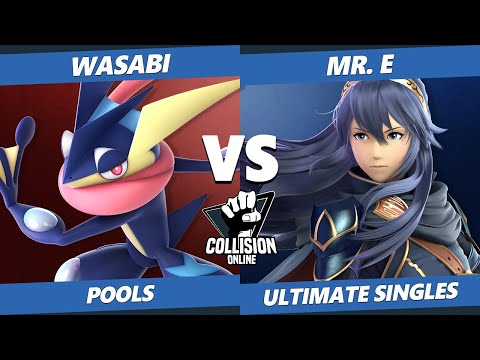 Collision Online Ultimate Top 256 - Wasabi (Greninja) Vs. BDG | Mr. E (Lucina) SSBU Singles