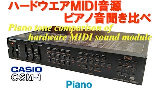 Video thumbnail for CASIO CSM-1 PIANO by 音源博士いとー
