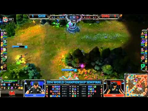 SHR inSec INSANE Towerdive Fiddlesticks - SHR vs OMG Game 3 (S4 Worlds)