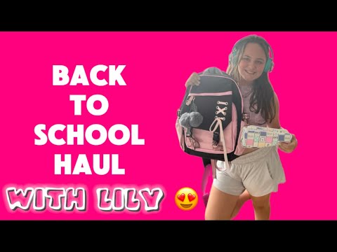 Back To School Haul With Lily! #famsquad