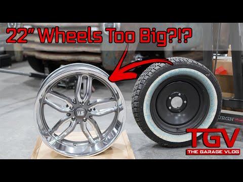 22 Inch US Mags on 1950 3600 Bagged Chevy Old Truck | U129 | C Ten Series | Hot Rod | Muscle Truck