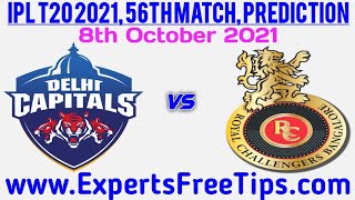 IPL Free Betting Tips DC vs RCB, Delhi Capitals vs Royal Challengers Bangalore,56th Match Prediction