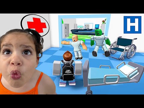 On s’échappe d’un hôpital avec un docteur fou, Escape hospital obby Roblox
